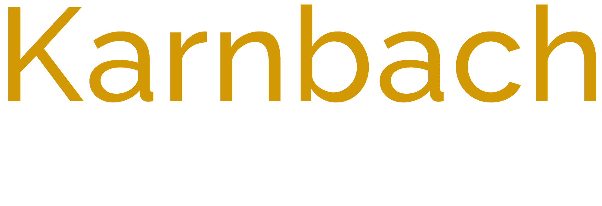 Karnbach Gmbh Logo Rz Weisser Slogan